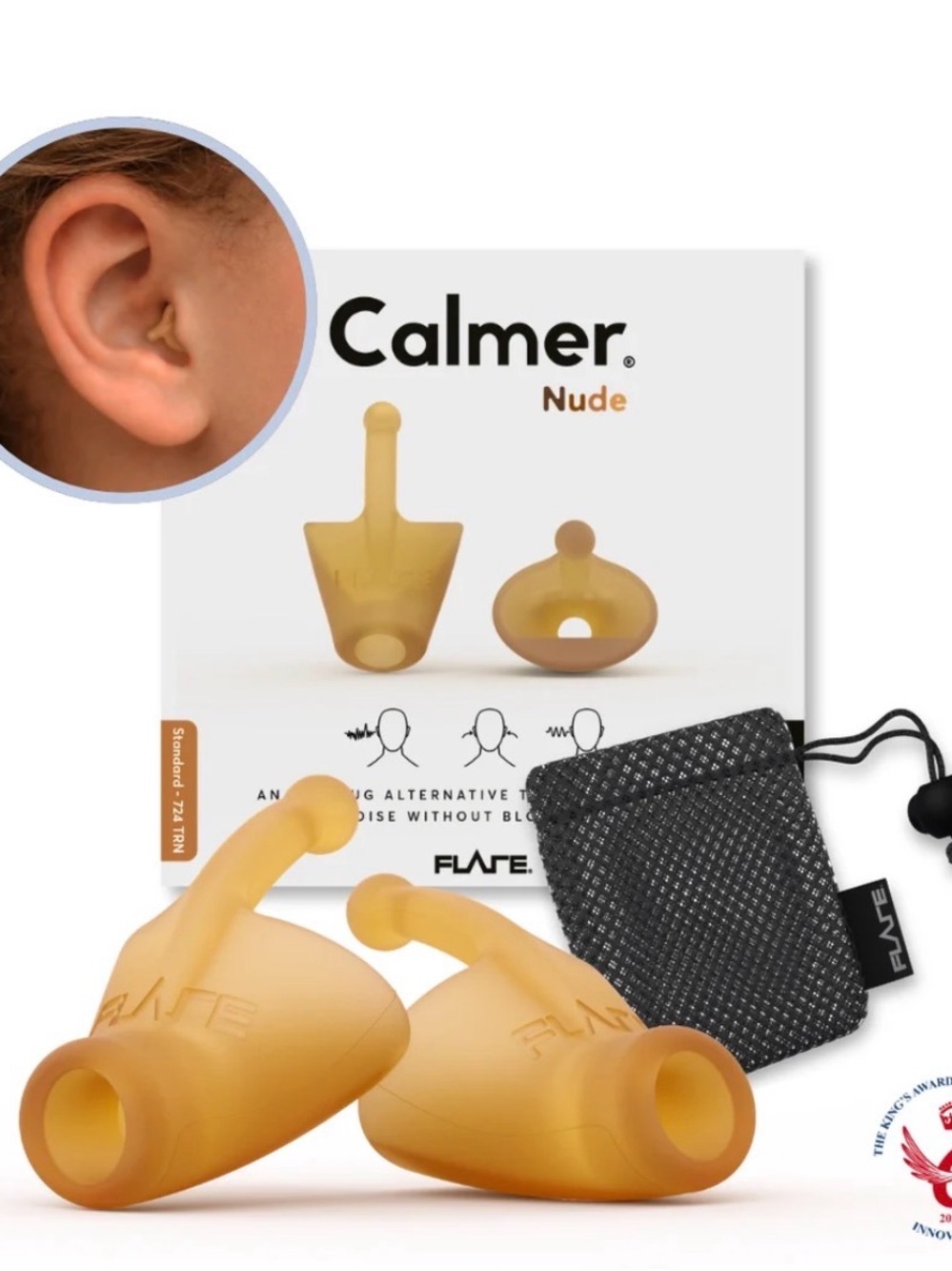 Flare Audio Calmer Earplugs - Nude